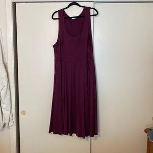 Torrid Midi Eggplant Dress